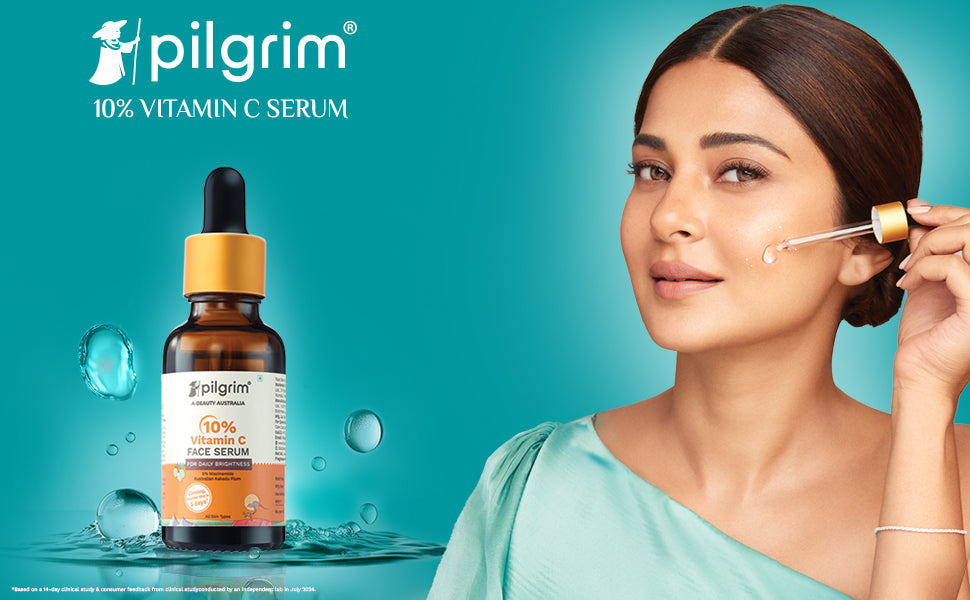 Pilgrim 10% Vitamin C Face Serum – Brightening and Glowing Skin | 100ml