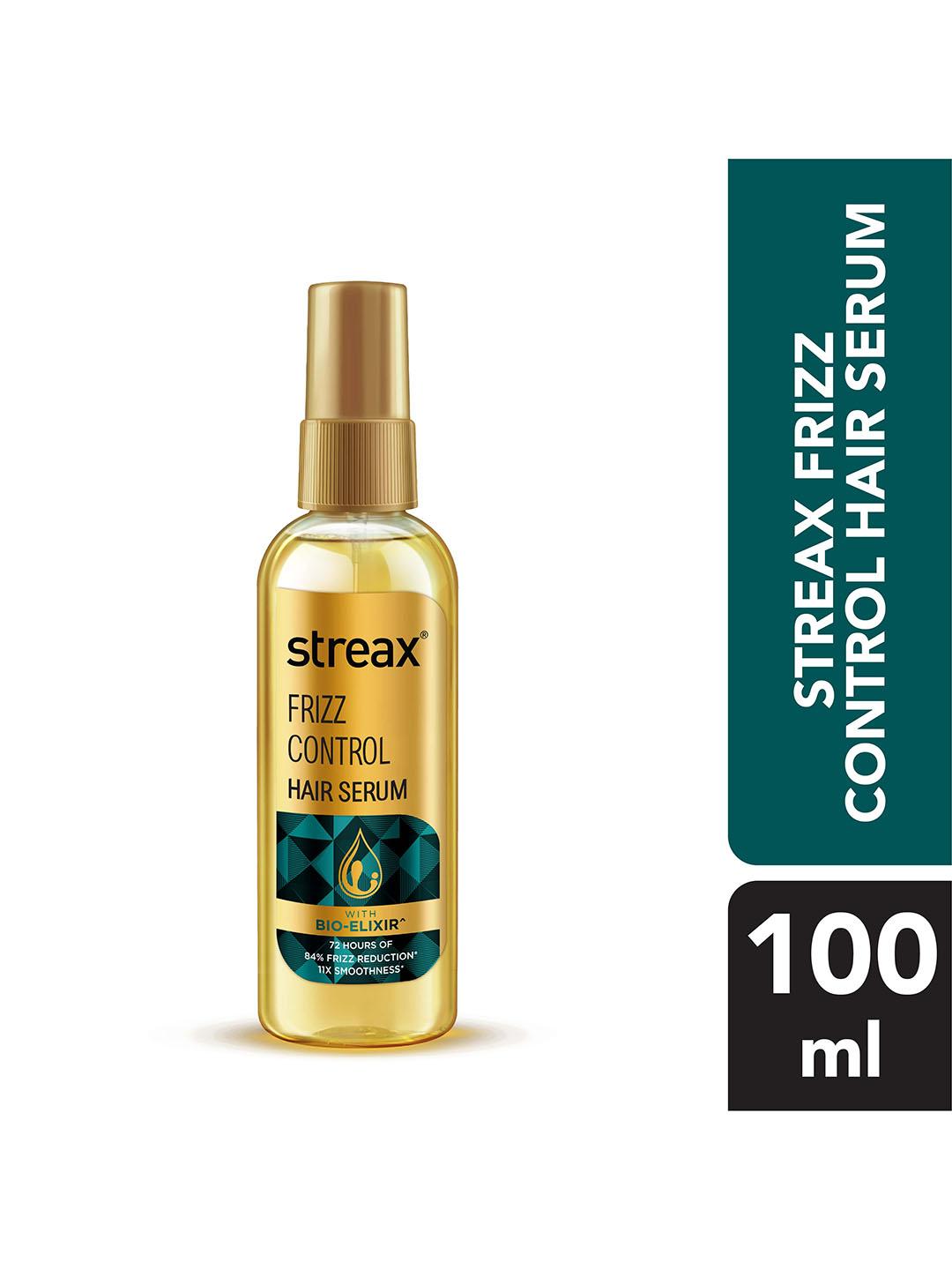 Streax Frizz Control Hair Serum with Bio-Elixir | Smooth, Silky and Shiny Hair