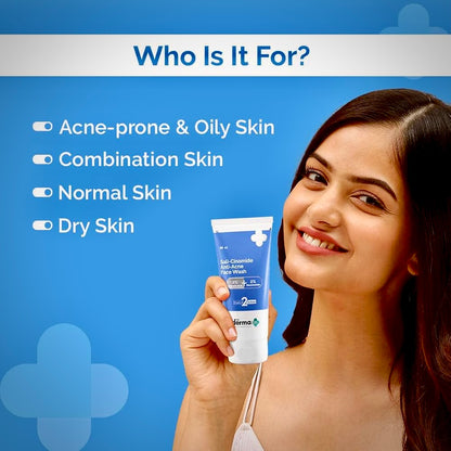 The Derma Co Sali-Cinamide Anti-Acne Face Wash | 2% Salicylic Acid + 2% Niacinamide | 100ml
